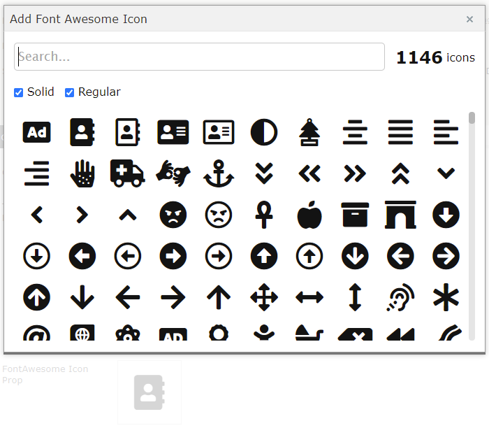 Font Awesome Icon Picker for Episerver